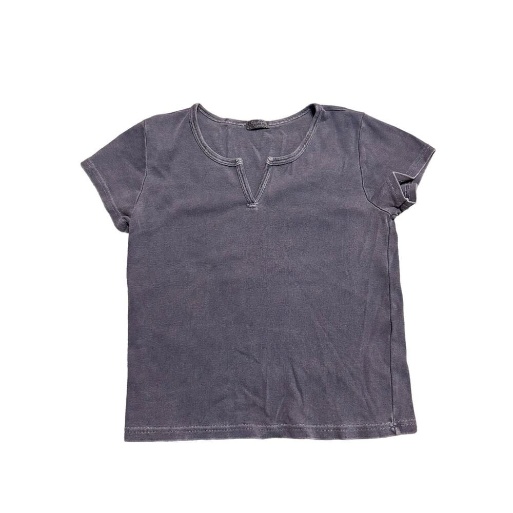 John Galt Blue Women’s Baby Tee Size XS